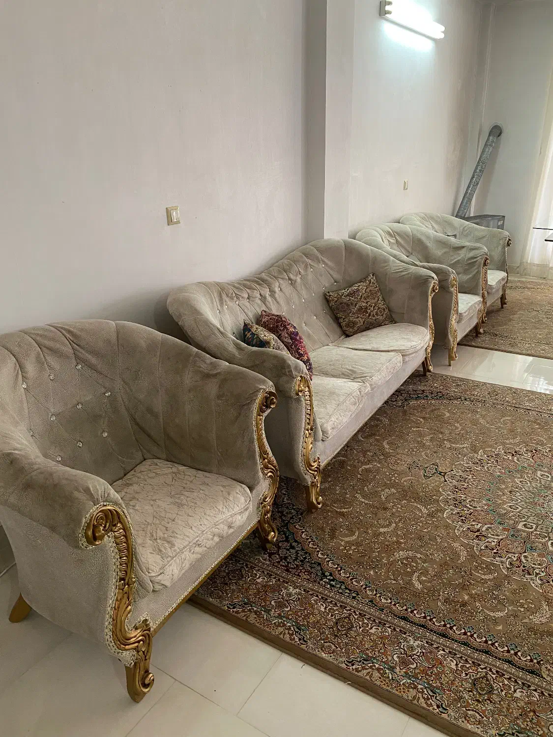 مبل نه نفره|مبلمان خانگی و میز عسلی|خمام, |دیوار