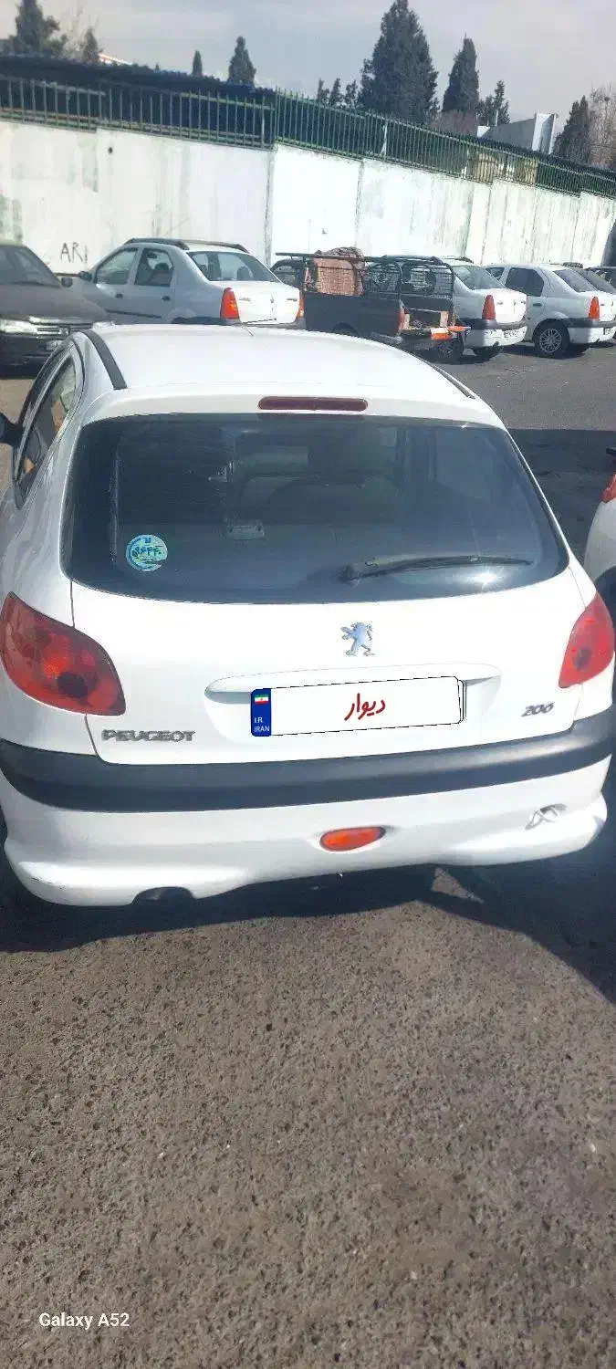 پژو۲۰۶ تیپ ۲|خودرو سواری و وانت|تهران, سازمان برنامه شمالی|دیوار