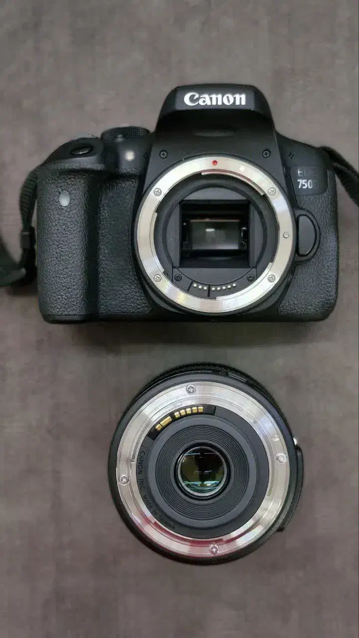 دوربین canon 750D بسیار تمیز|دوربین عکاسی و فیلمبرداری|اراک, |دیوار