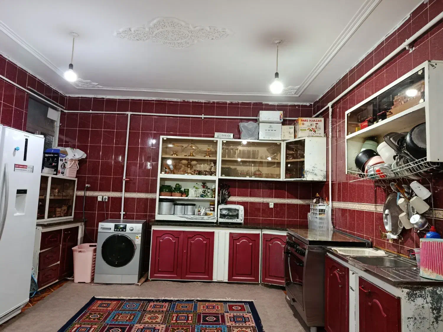 کابینت فلزی|آب‌چکان و نظم‌دهنده ظروف|ایذه, |دیوار