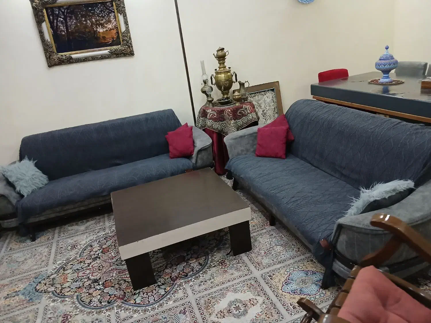 مبل چستر در حد نو|مبلمان خانگی و میز عسلی|پردیس, فاز ۱۱|دیوار