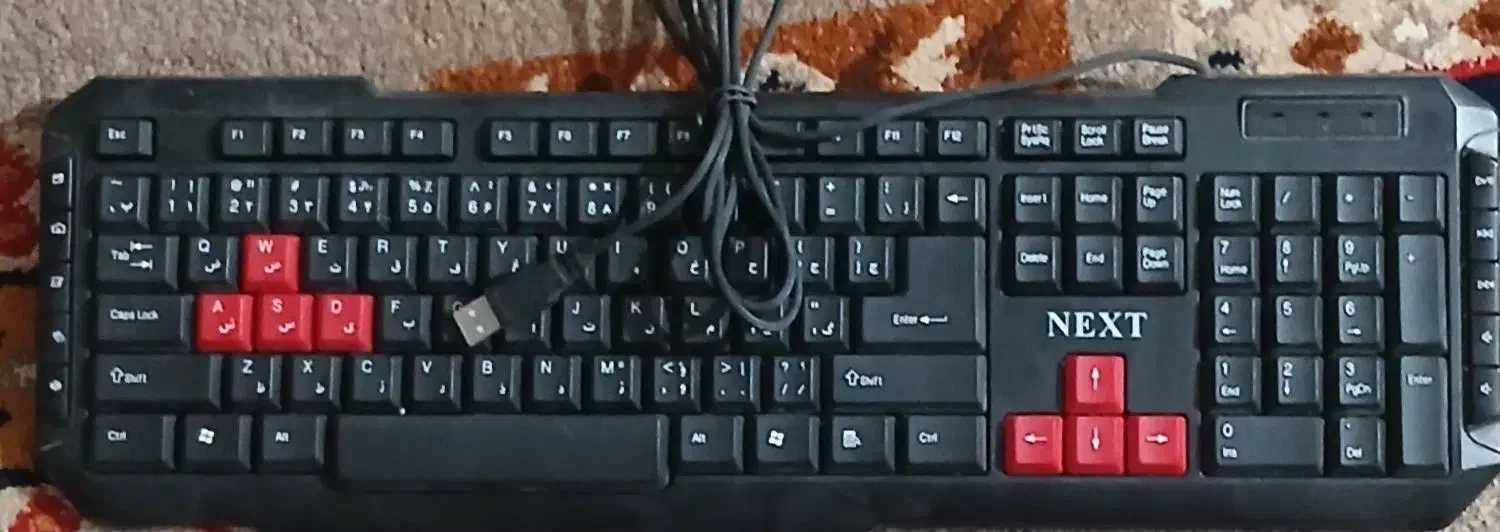 کیبورد next سیم دار|قطعات و لوازم جانبی رایانه|رشت, پیرکلاچای|دیوار