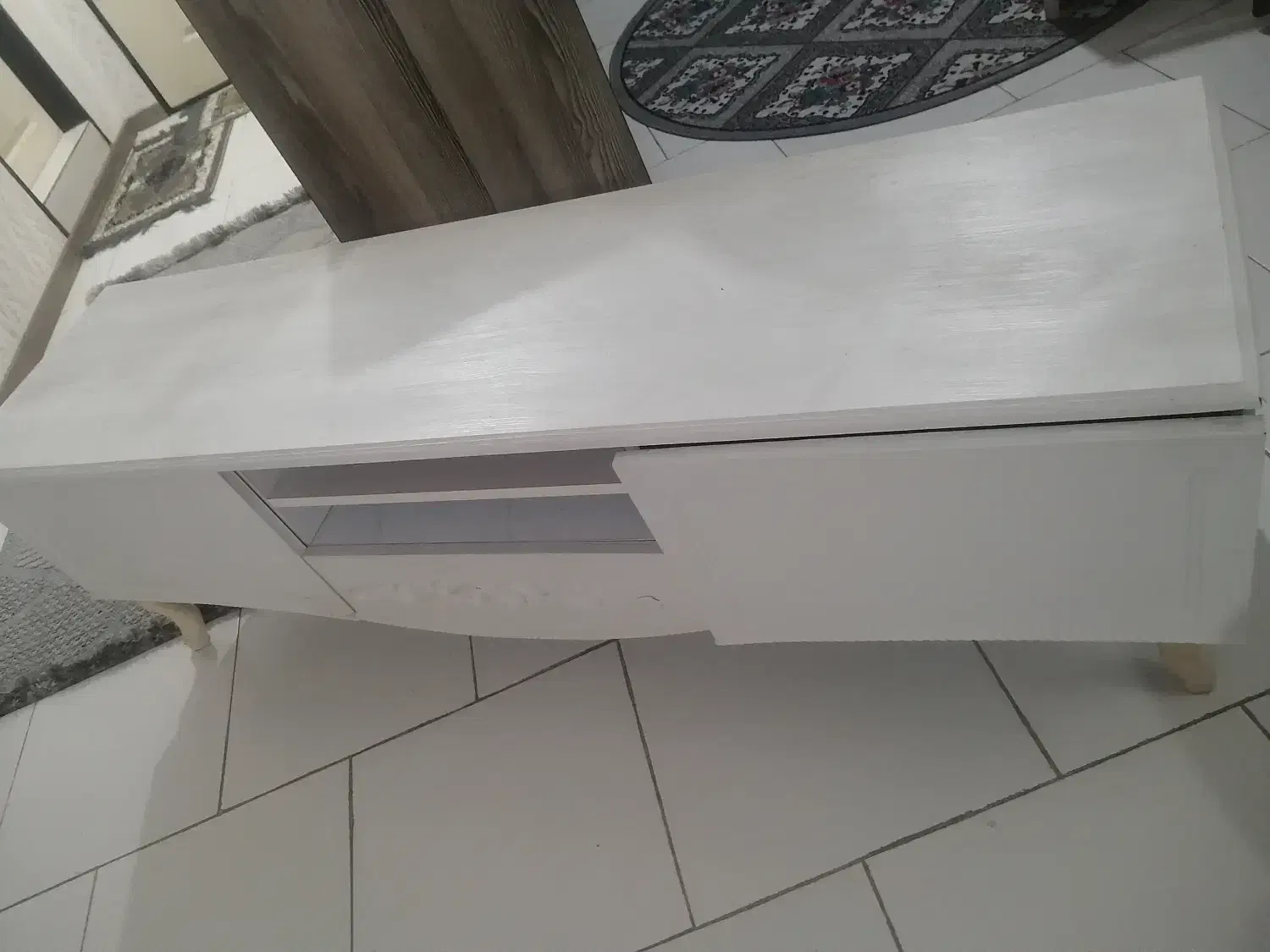 میز تلویزیون سفیدشیری|میز تلویزیون|رشت, کوی مهر|دیوار