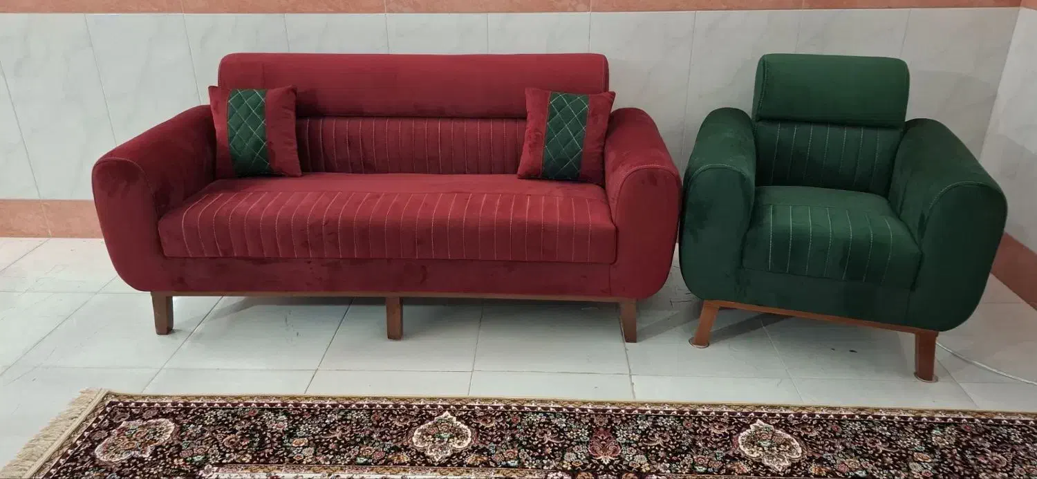 مبل&مبلمان فول راحتی کم جا|مبلمان خانگی و میز عسلی|قم, نیروگاه|دیوار