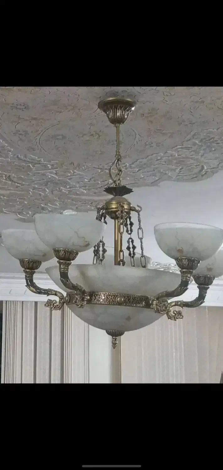 لوستر پذیرایی تک|لوستر و چراغ آویز|کرج, فاز ۳ گوهردشت|دیوار