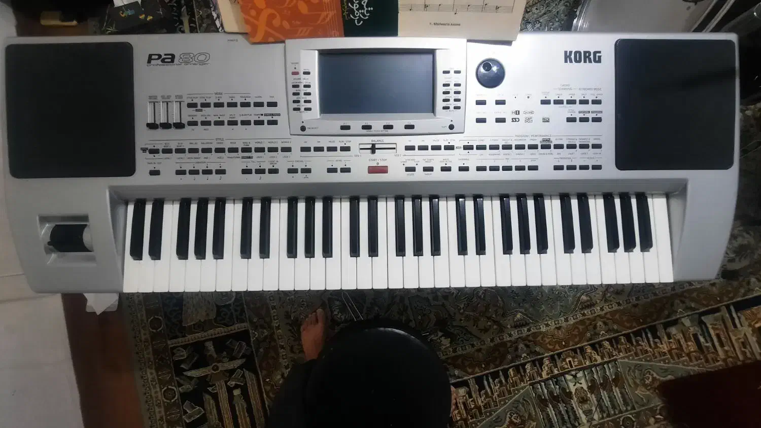 ارگ...pa80|پیانو، کیبورد، آکاردئون|بندر گز, |دیوار