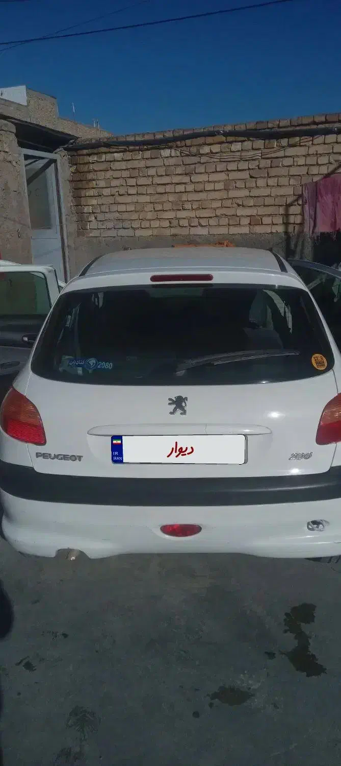 206 تیپ 6|خودرو سواری و وانت|نجف‌آباد, امام خمینی|دیوار