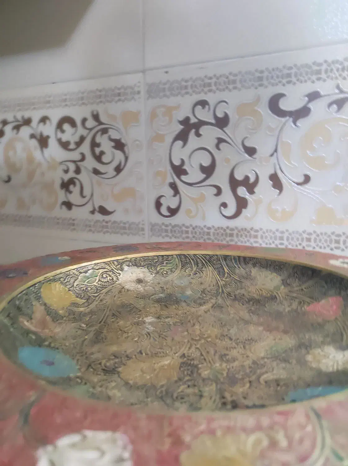 جا میوه ی برنز|ظروف سرو و پذیرایی|خرم‌آباد, |دیوار