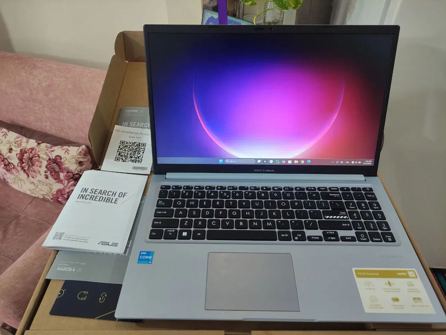 لپتاپ ایسوس Vivobook|رایانه همراه|گرگان, |دیوار