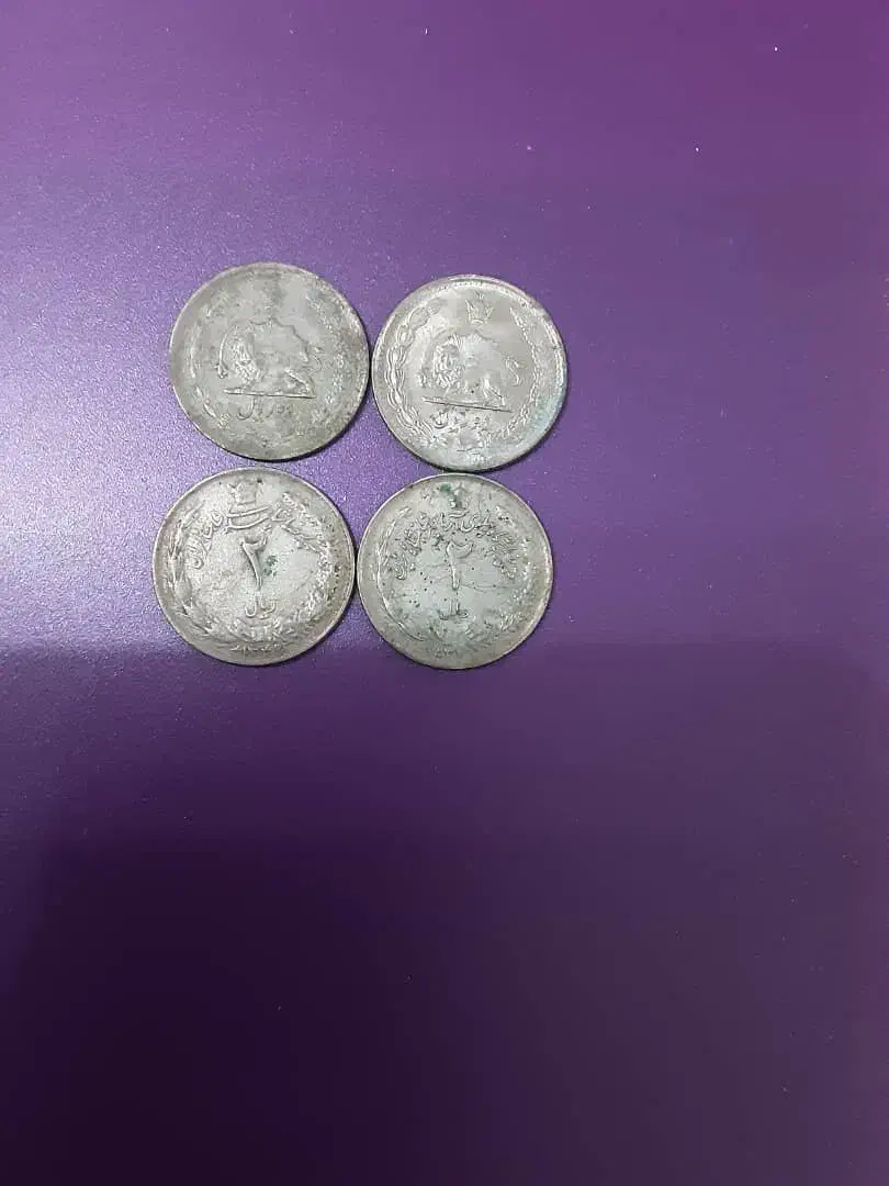 تعدادی سکه قدیمی دوران پهلوی دوم موجوده|کلکسیون سکه، تمبر، اسکناس|تهران, خواجه نظام الملک|دیوار