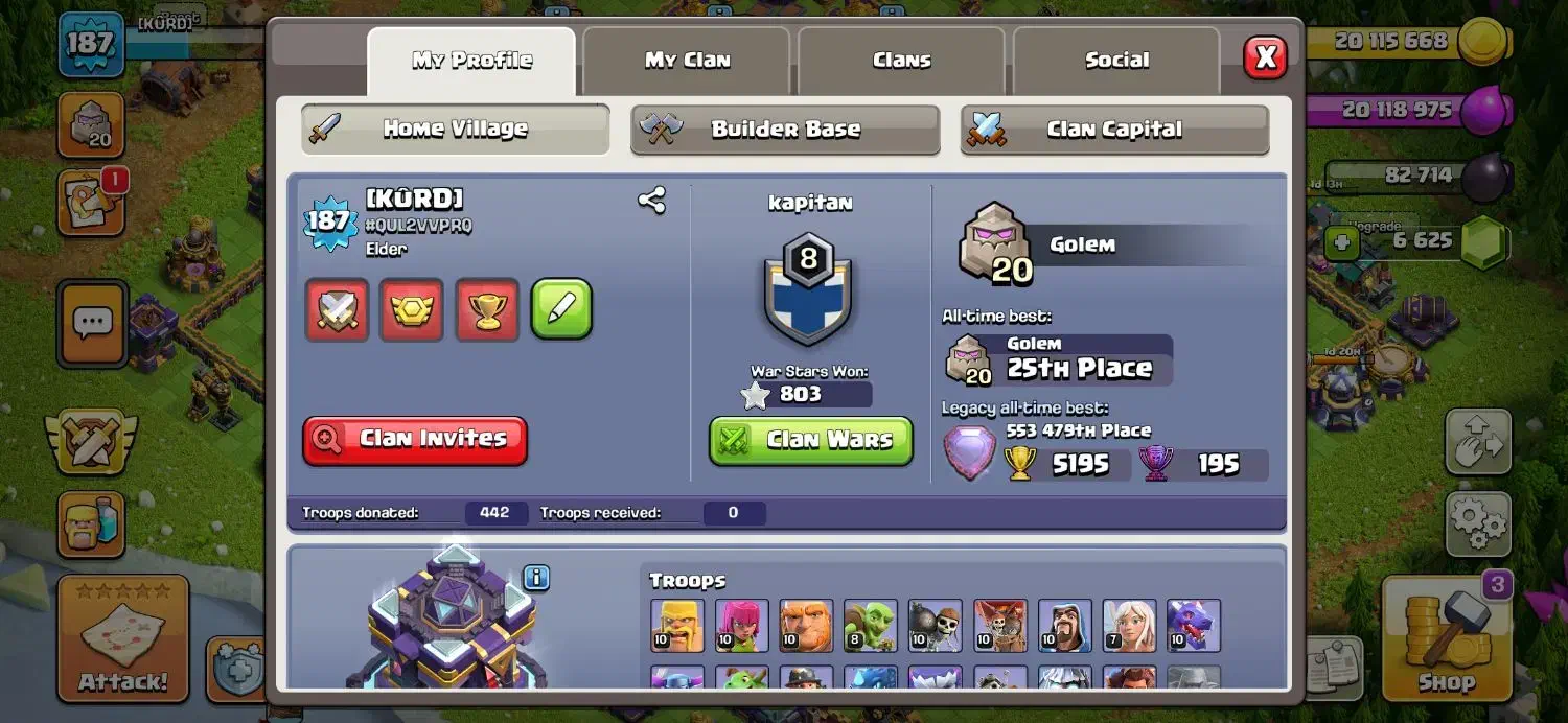 کلش آف کلنز فروش فوری|کنسول، بازی ویدئویی و آنلاین|سنندج, |دیوار