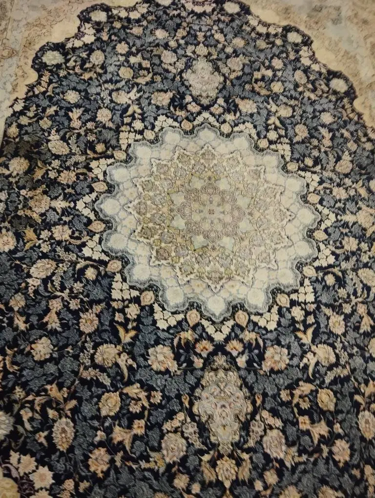 فرش ۶متری رادمهر سرمه ای گلاریس|فرش|تهران, هوانیروز|دیوار