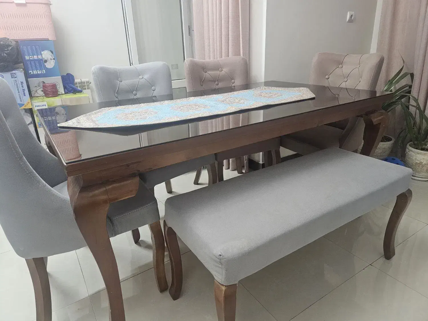 میز ناهارخوری شش (۶) نفره|میز و صندلی غذاخوری|تهران, مجیدیه|دیوار