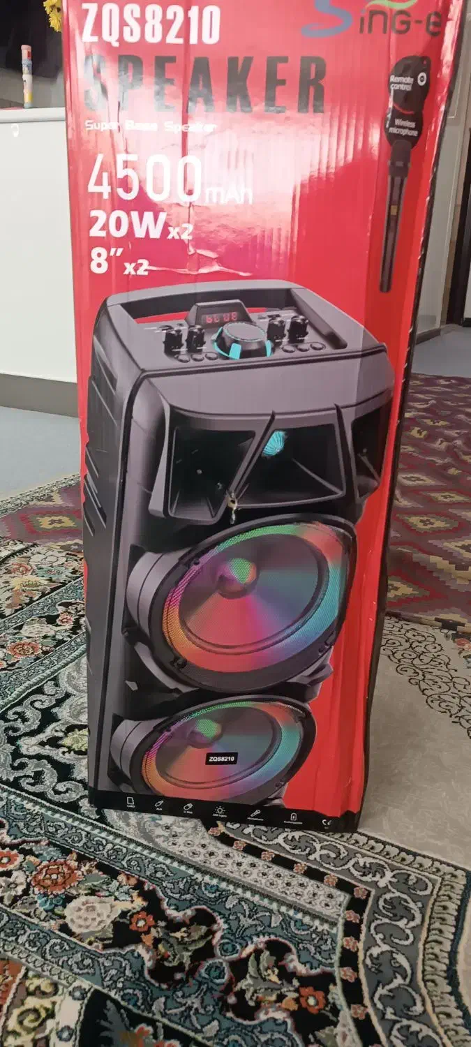 اسپیکر شارژی یک متری|سیستم صوتی خانگی|قم, نخودی|دیوار