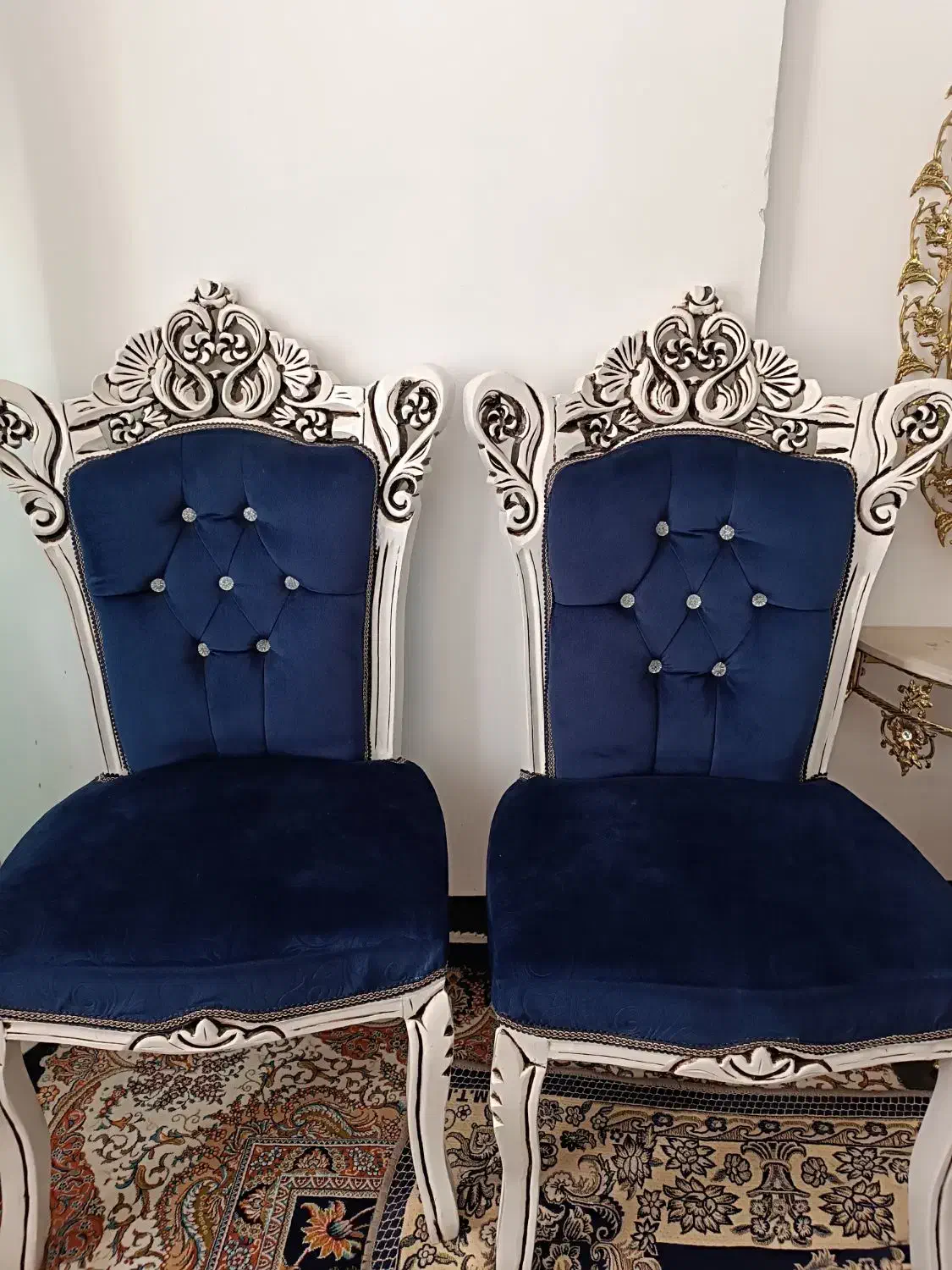 مبل سلطنتی نه نفره|مبلمان خانگی و میز عسلی|بروجرد, |دیوار