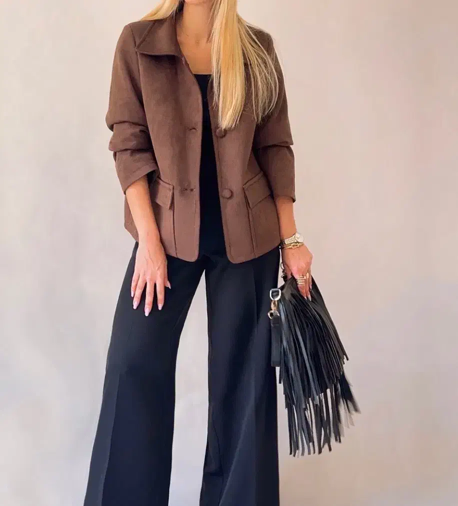 کت جیر قهوه ای|لباس|قزوین, |دیوار