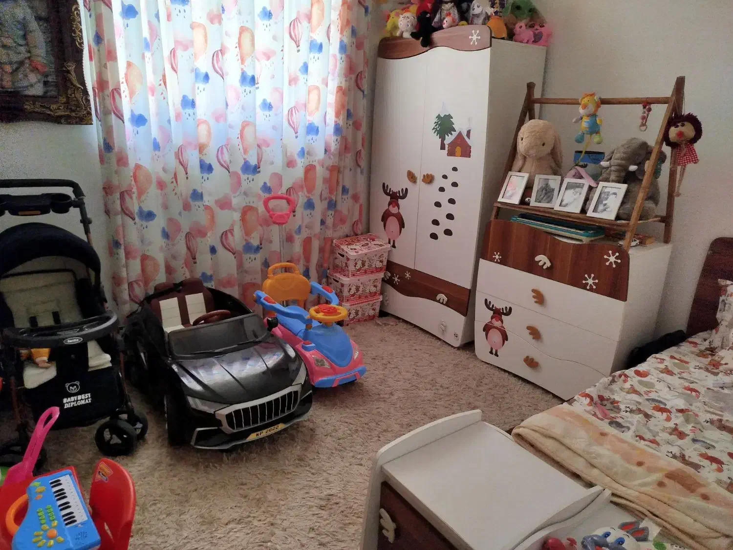 پرده اتاق کودک و زوج|پرده، رانر، رومیزی|ساری, |دیوار