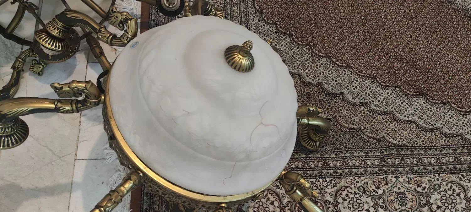 دو عدد لوستر هشت شاخه|لوستر و چراغ آویز|تهران, نارمک|دیوار