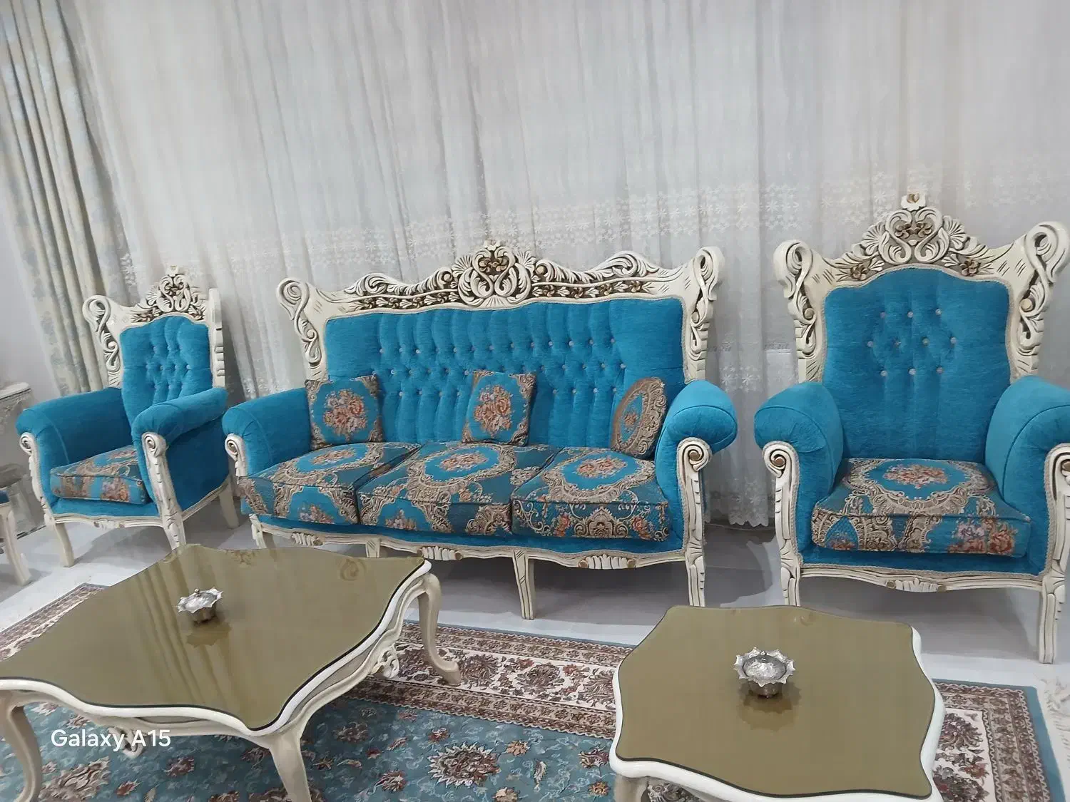 مبل ۷ نفری در حد نو|مبلمان خانگی و میز عسلی|اردبیل, |دیوار