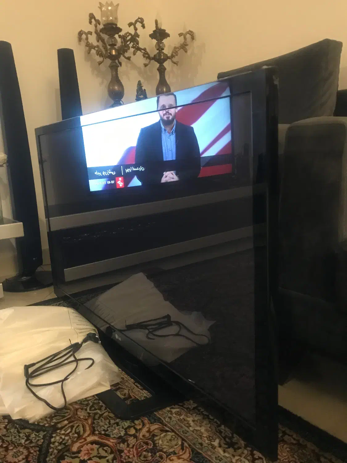 تلوزیون ۴۳ الجی فول اچ دی تمیز اصل|تلویزیون و پروژکتور|گرگان, |دیوار