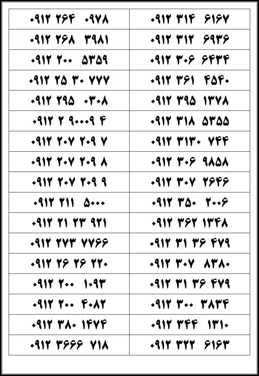 ۰۹۱۲-۷۰۴-۴۰۰۳|سیم‌کارت|رشت, باهنر|دیوار