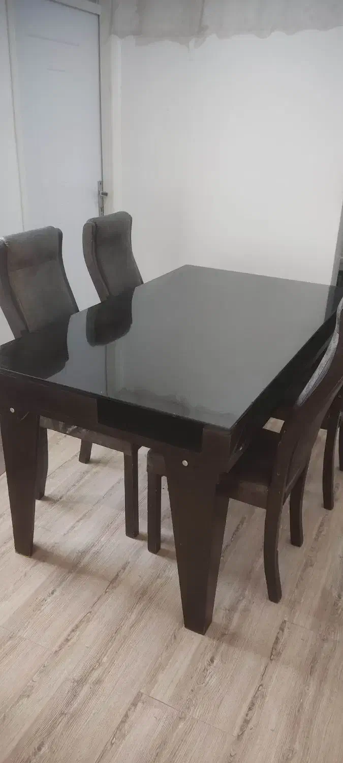 میز ناهارخوری چوبی|میز و صندلی غذاخوری|داراب, |دیوار