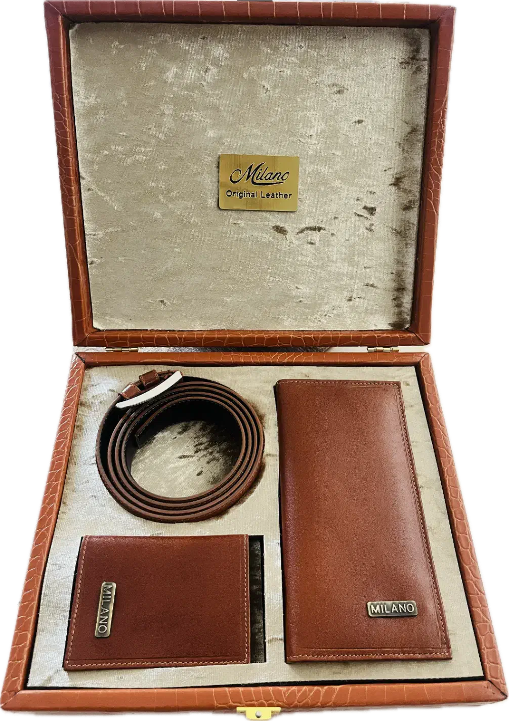 ست 3 تیکه کیف مردانه چرم طبیعی|کیف، کفش، کمربند|تبریز, |دیوار