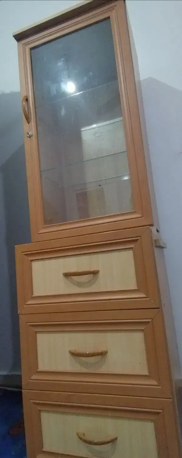 بوفه با دراورچوبی|بوفه، ویترین، کنسول|سوسنگرد, |دیوار