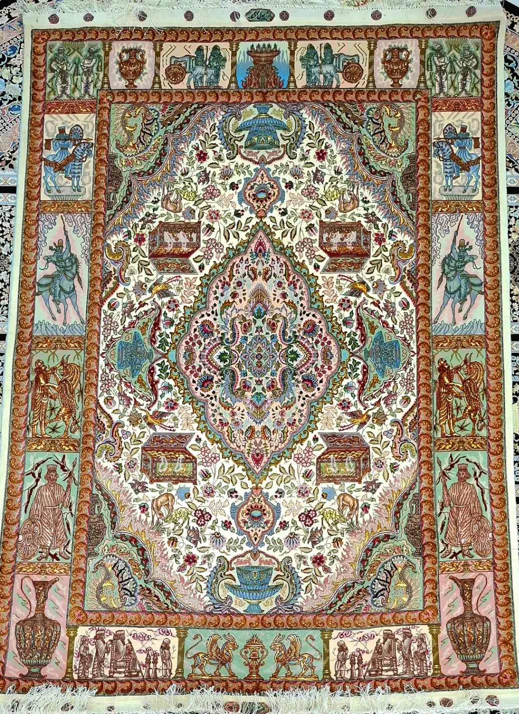 فرش دستبافت تبریز چله ابریشم|فرش|اندیشه, اندیشه فاز ۳|دیوار