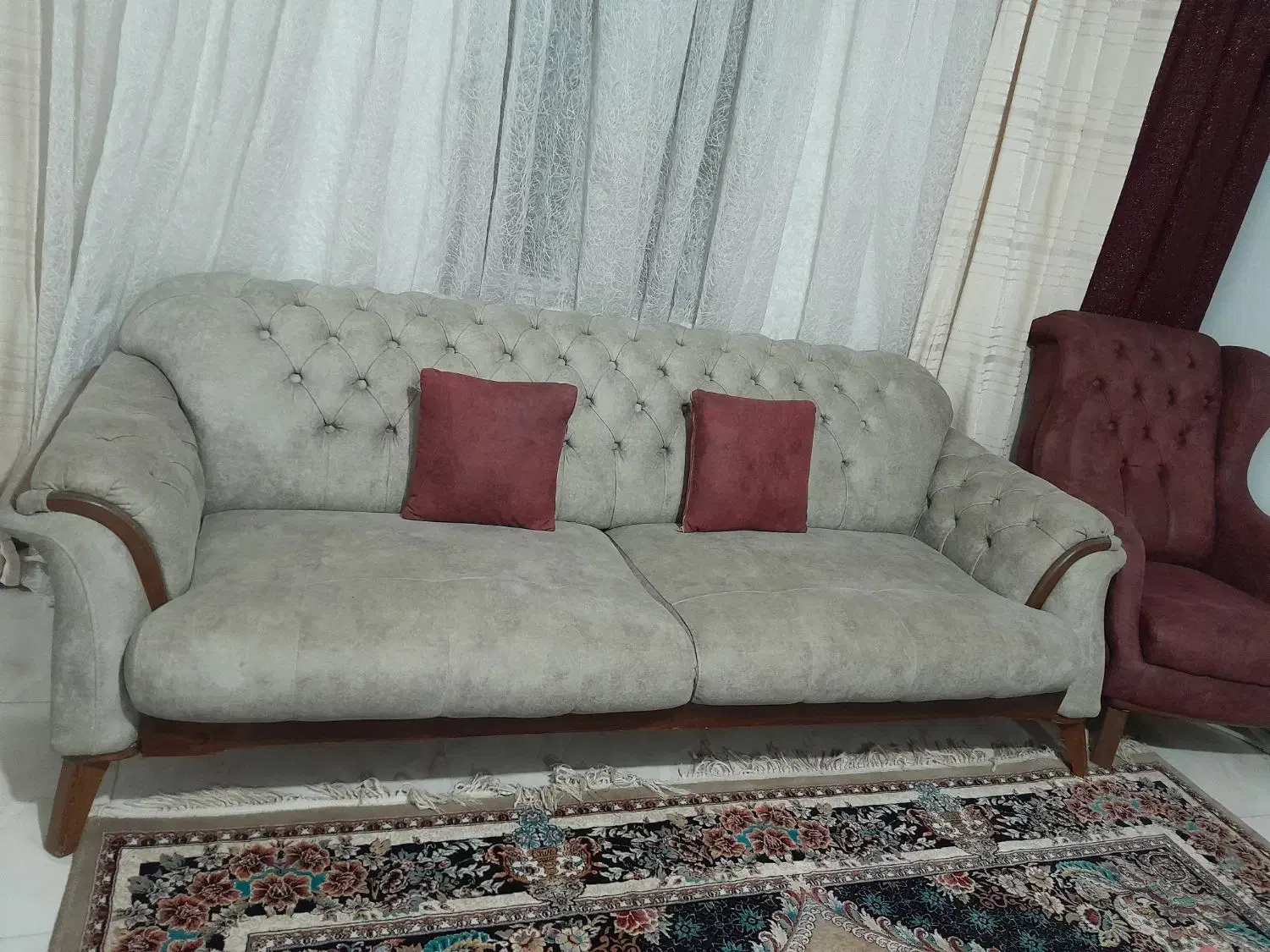 مبل چستر ۸ نفره|مبلمان خانگی و میز عسلی|دماوند, گیلاوند|دیوار