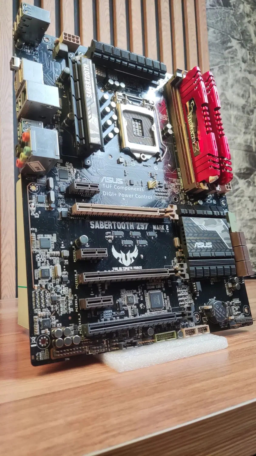 مادربرد Z97 ASUS TUF SABERTOOTH MARK2|قطعات و لوازم جانبی رایانه|تهران, فلسطین (میدان انقلاب)|دیوار