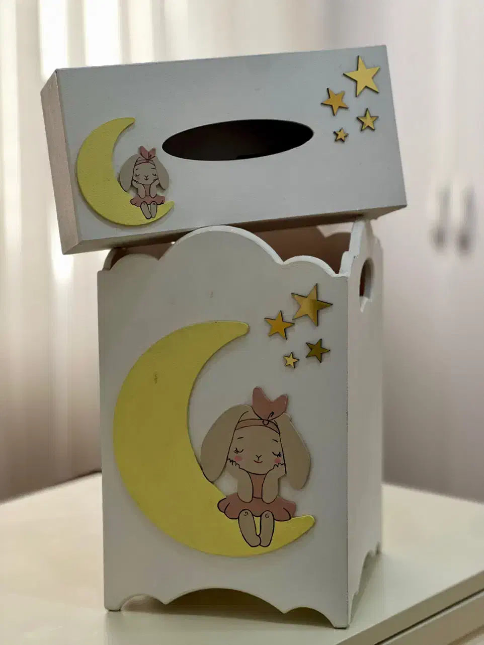 جا دستمال کاغذی و سطل کودک|اسباب و اثاث بچه|بندرعباس, |دیوار