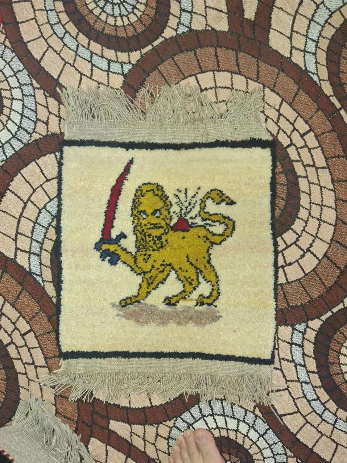 قالیچه60در90|فرش|کازرون, |دیوار