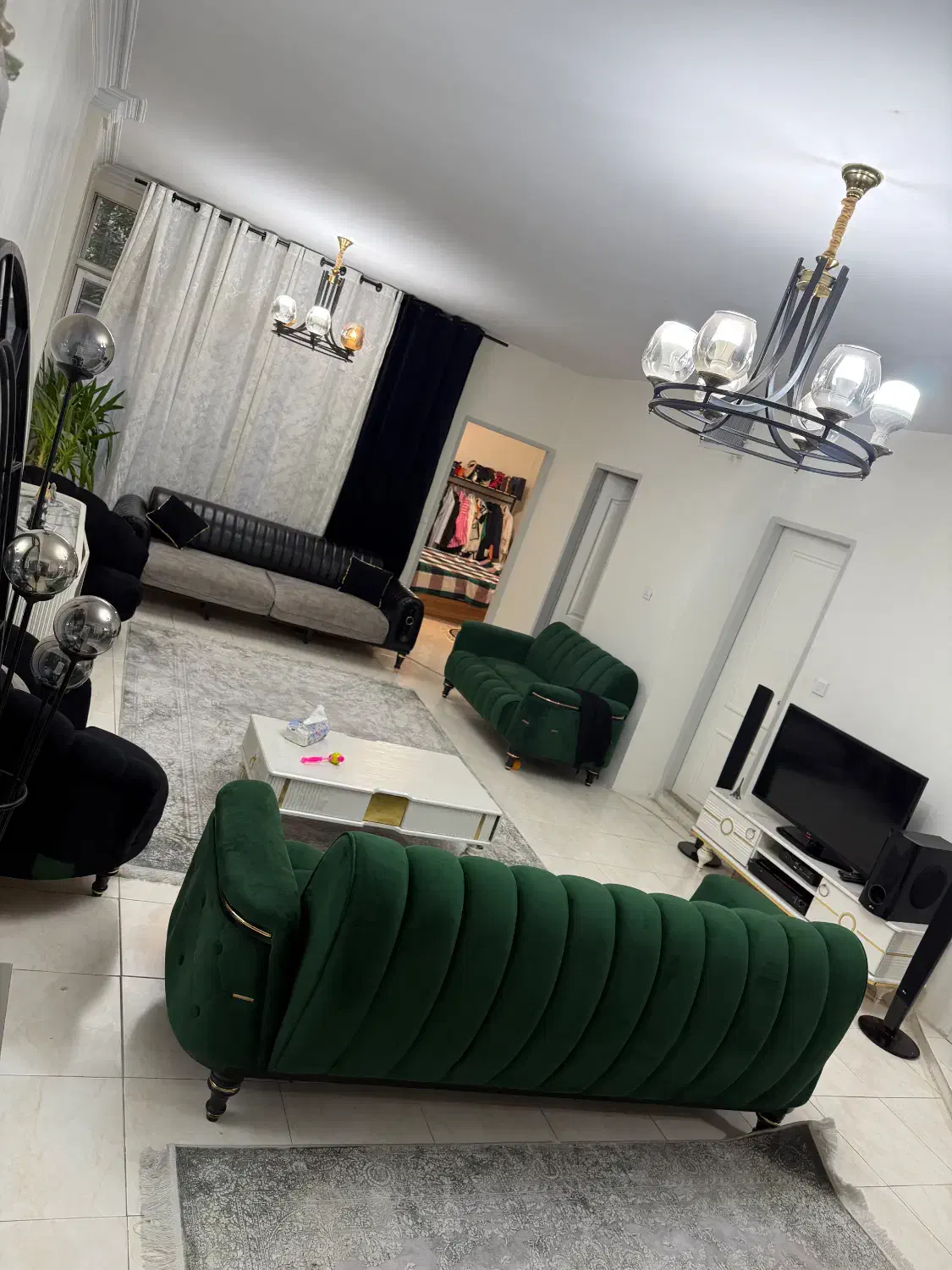 دو عدد لوستر حباب خارجی بهمراه لامپ هاش|لوستر و چراغ آویز|تهران, تهرانسر شرقی|دیوار