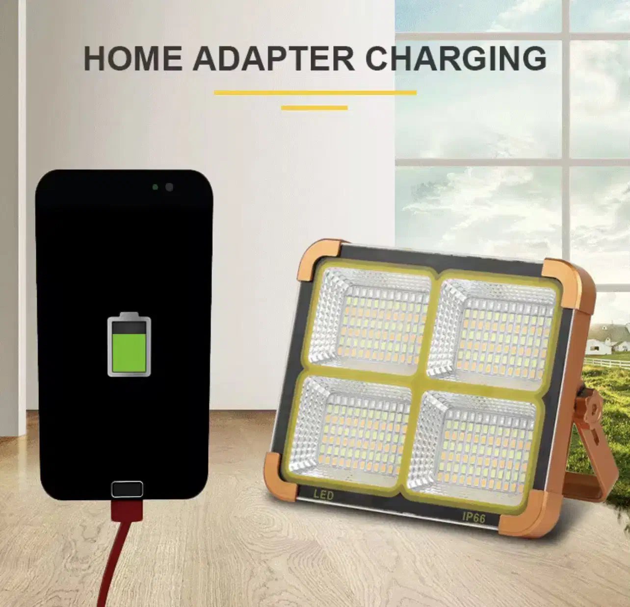 پروژکتور سولار خورشیدی پاوربانک ضدآب(بدرد بخور)|کوهنوردی و کمپینگ|تهران, سهروردی|دیوار