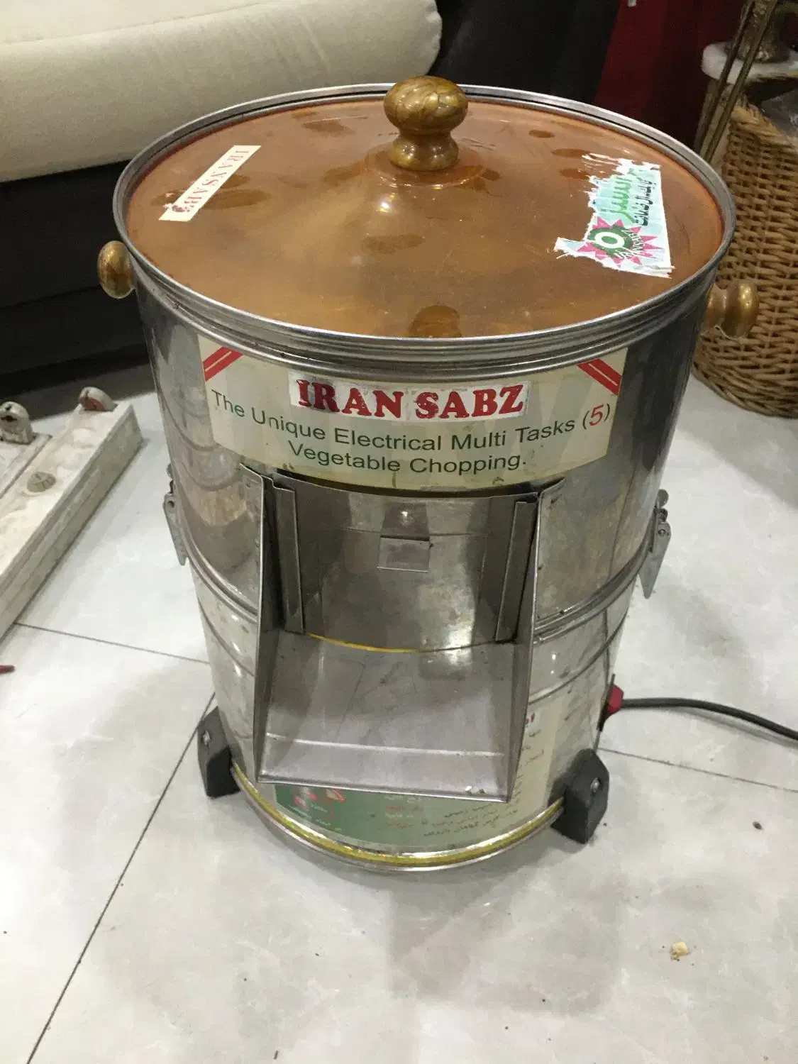 سبزی خرد کن ایران سبز ۵ کیلویی|خردکن، آسیاب، غذاساز|تهران, محمودیه|دیوار