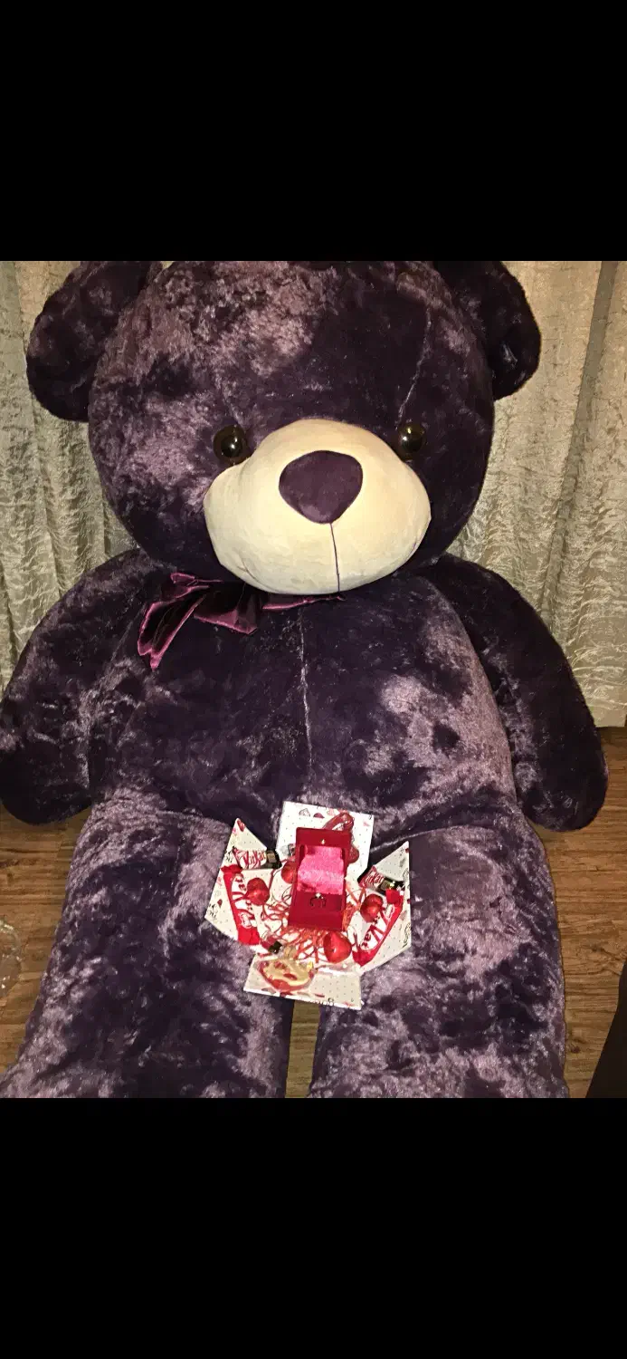 خرس تدی سوپرایز ولنتاین به علت مهاجرت میزارم فروش|اسباب‌بازی بچه|تهران, اختیاریه|دیوار