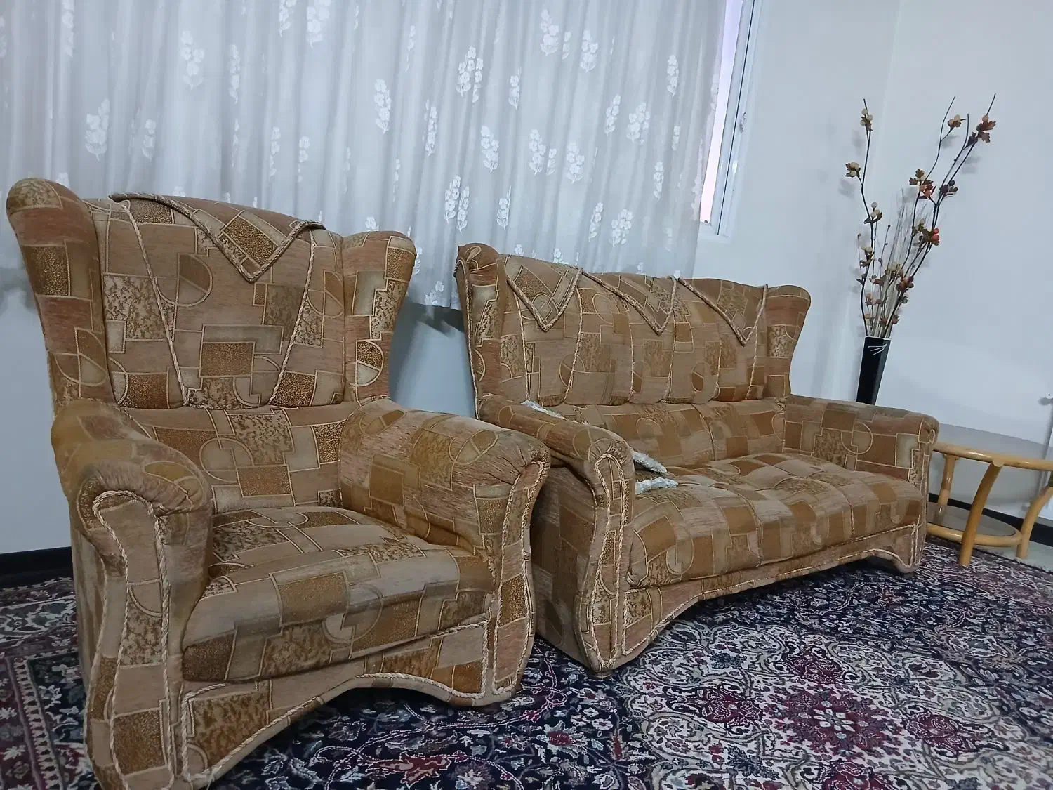 مبل ۷نفره بامیز|مبلمان خانگی و میز عسلی|شاهینشهر, شهرک گلدیس|دیوار