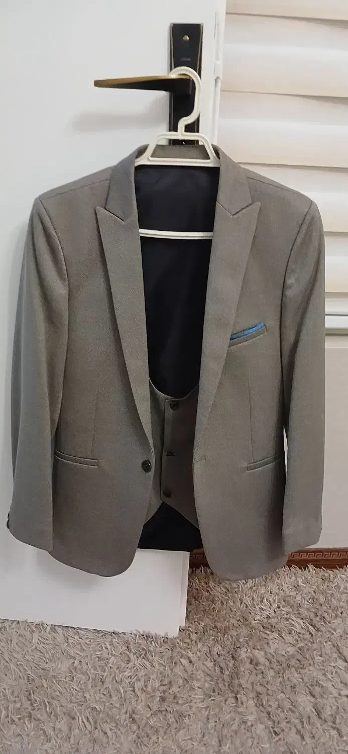 ست کت و شلوار و جلیقه در حد نو|لباس|قوچان, |دیوار