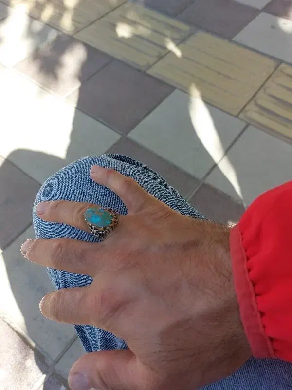 انگشتر فیروزه نیشاپور اصلی طرح فروهر|جواهرات|سرپل ذهاب, |دیوار