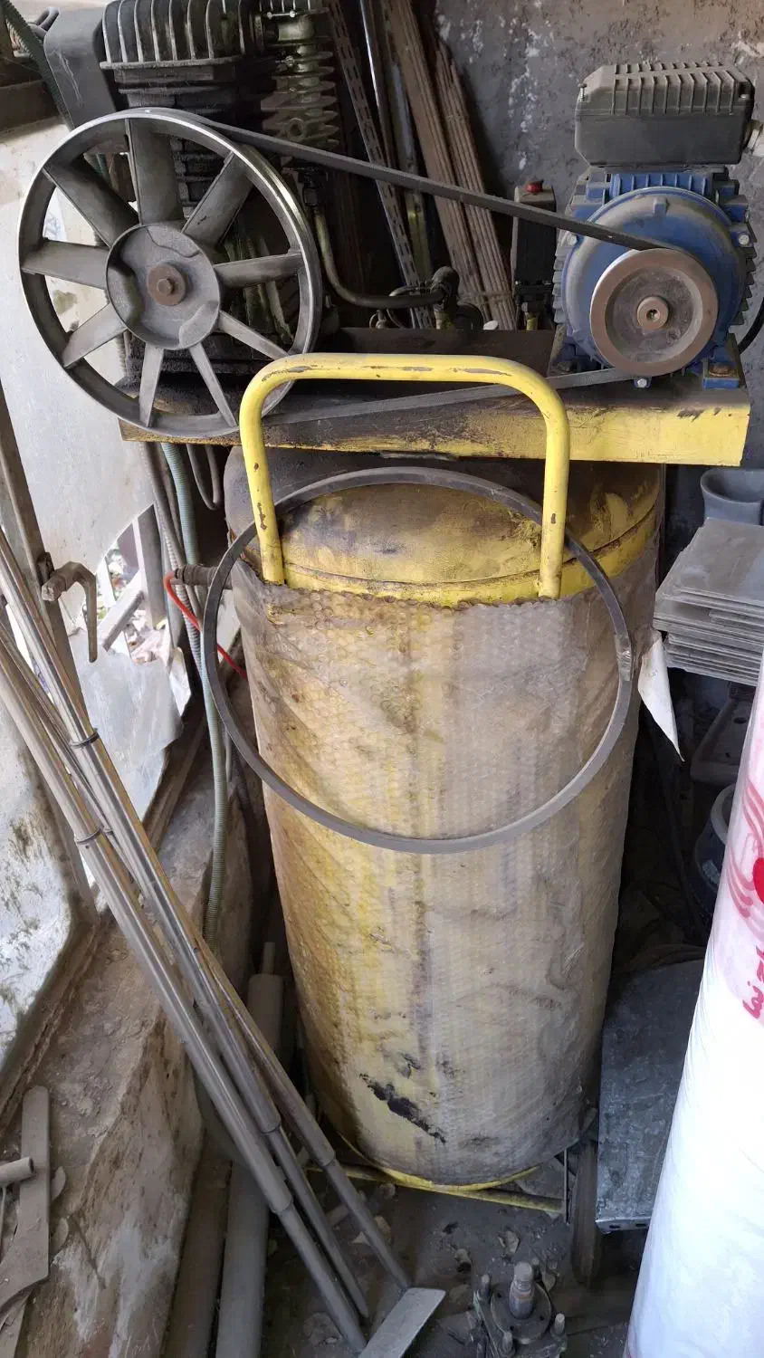 کپسول  پمپ باد باسکول قلاویز زن قفسه دریل ایستاده|ابزارآلات|محمدیه-قزوین, |دیوار