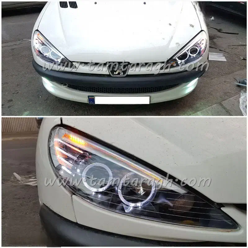 چراغ اسپرت ۲۰۶ طرح bmw تایوانی در حد آک|قطعات یدکی و لوازم جانبی|شیراز, فخرآباد (دروازه کازرون)|دیوار