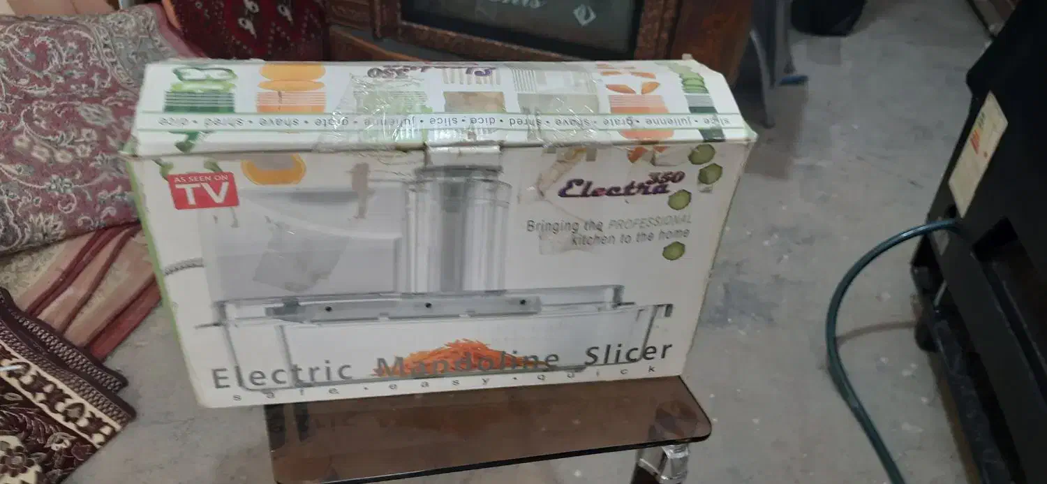 رنده برقی نو با کارتن|خردکن، آسیاب، غذاساز|شاهینشهر, شهرک ردانی پور|دیوار