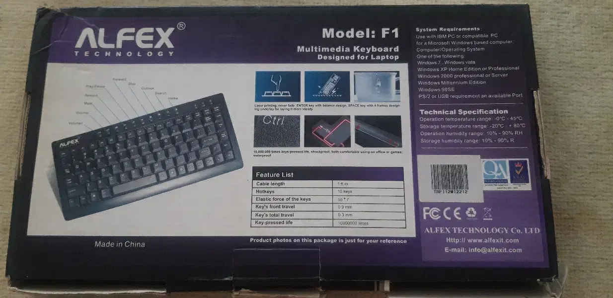 کیبورد سالم|قطعات و لوازم جانبی رایانه|قم, سالاریه|دیوار