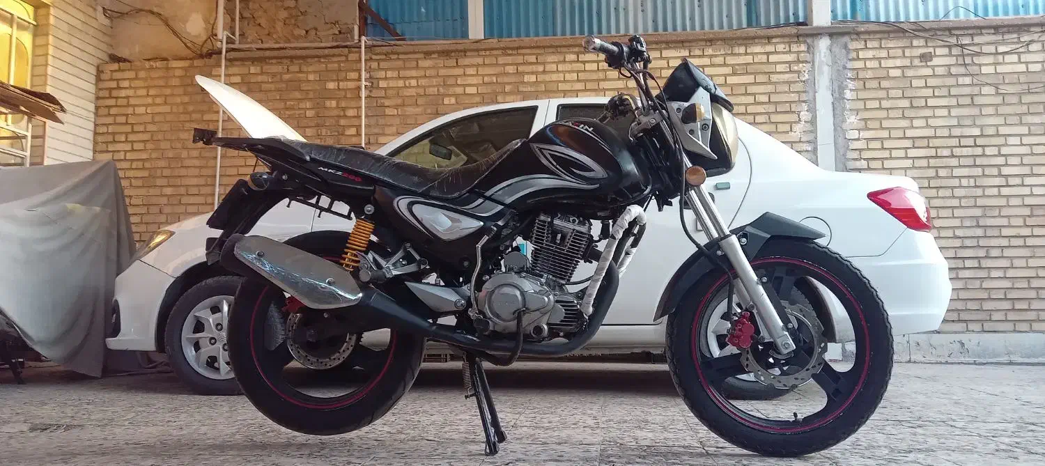 موتور ساوین mkz200 cc مدارک فول با سوخت|موتورسیکلت|دزفول, |دیوار
