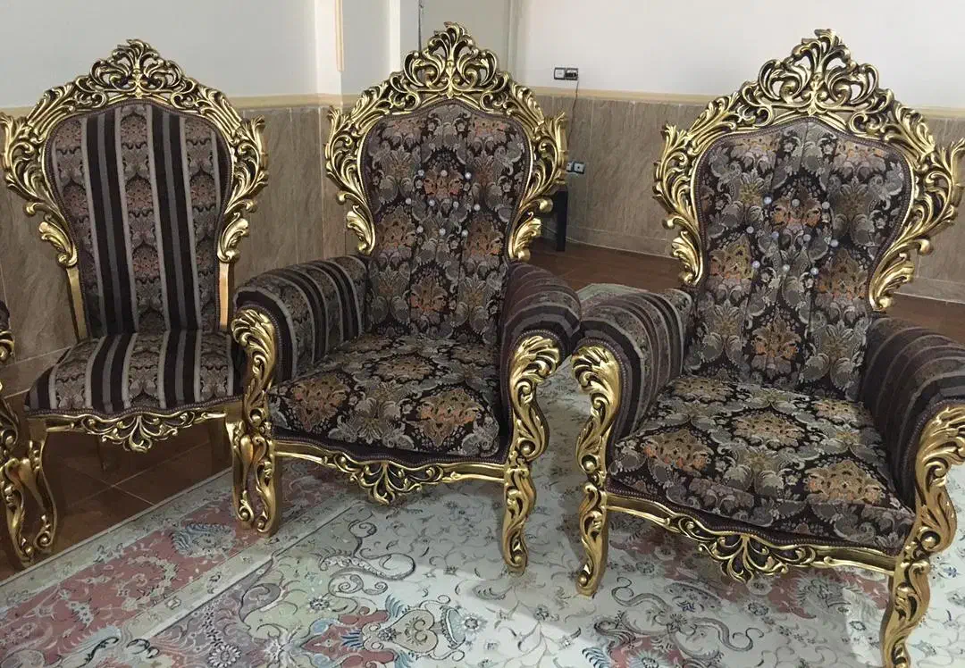 مبل سالم بدون زدگی ۷نفره دوتا صندلی میزبان|مبلمان خانگی و میز عسلی|ایذه, |دیوار