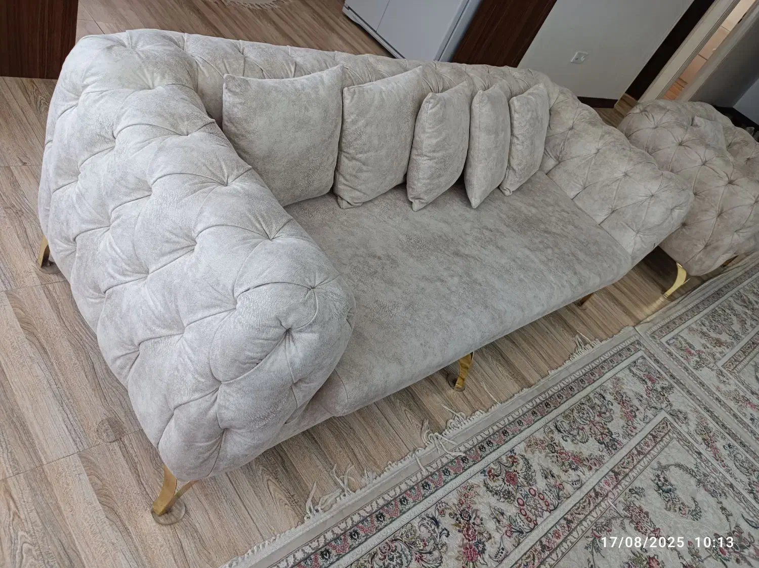 مبل چستر 8 نفره در حد نو|مبلمان خانگی و میز عسلی|قدس, شهرقدس|دیوار