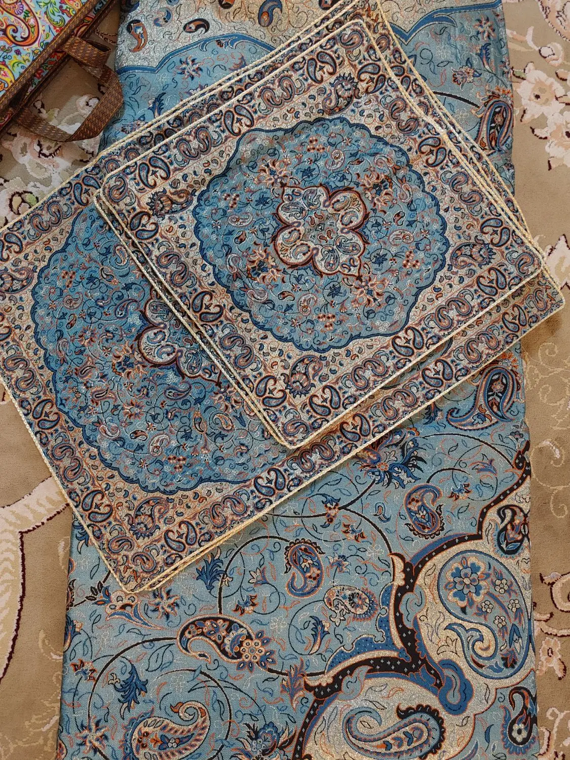 ست ترمه|پشتی|سیرجان, |دیوار