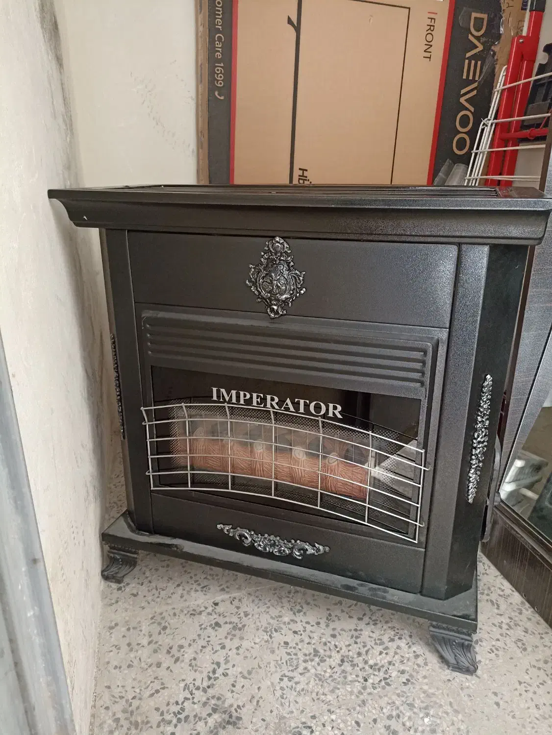 بخاری نو|بخاری، هیتر، شومینه|شاهینشهر, گرگاب|دیوار