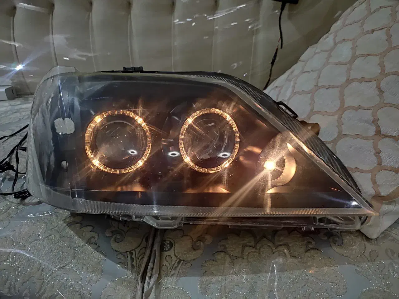 چراغ جلو النود اسپرت لنز دار سالم تایوانی دبل لنز|قطعات یدکی و لوازم جانبی|ری, سیزده آبان|دیوار